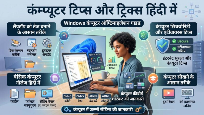 कंप्यूटर टिप्स और ट्रिक्स हिंदी में – Complete Guide