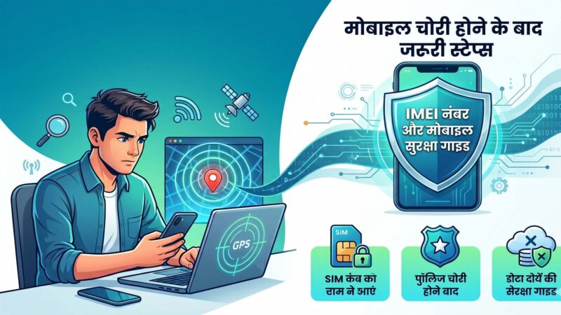 मोबाइल चोरी हो जाए तो क्या करें? फोन वापस पाने का तरीका