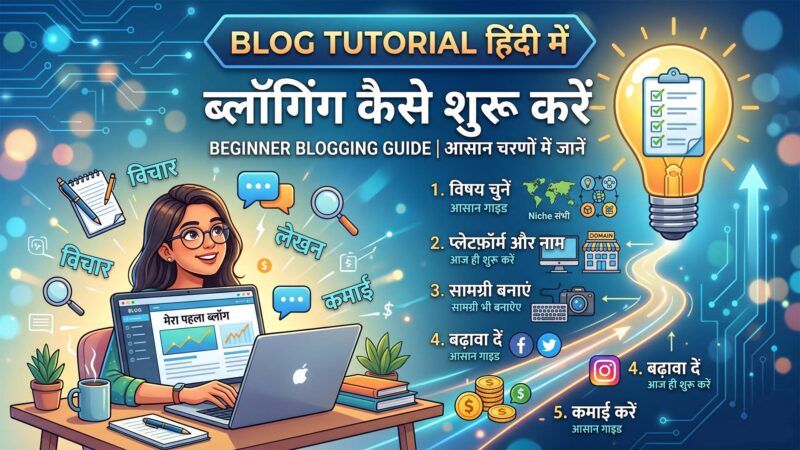 Blog Tutorial हिंदी में – Blogging कैसे शुरू करें