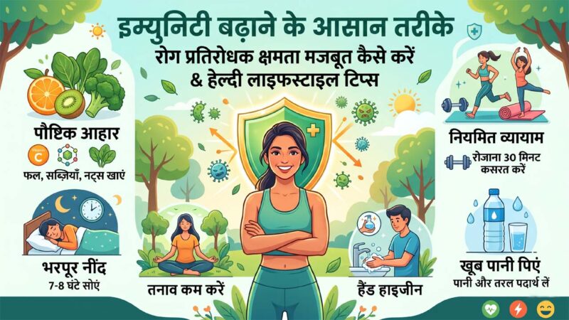 इम्युनिटी बढ़ाने के तरीके – रोग प्रतिरोधक क्षमता मजबूत कैसे करें